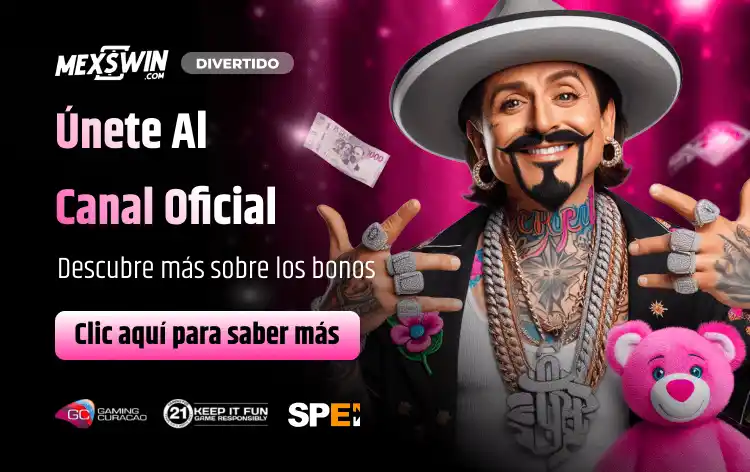 Únete al canal oficial de mexwin